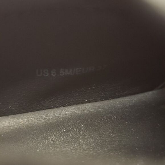 Vince Banler Sneaker Shoes Womens 6.5 Grey Felt Black Suede Slip On - Picture 7 of 7